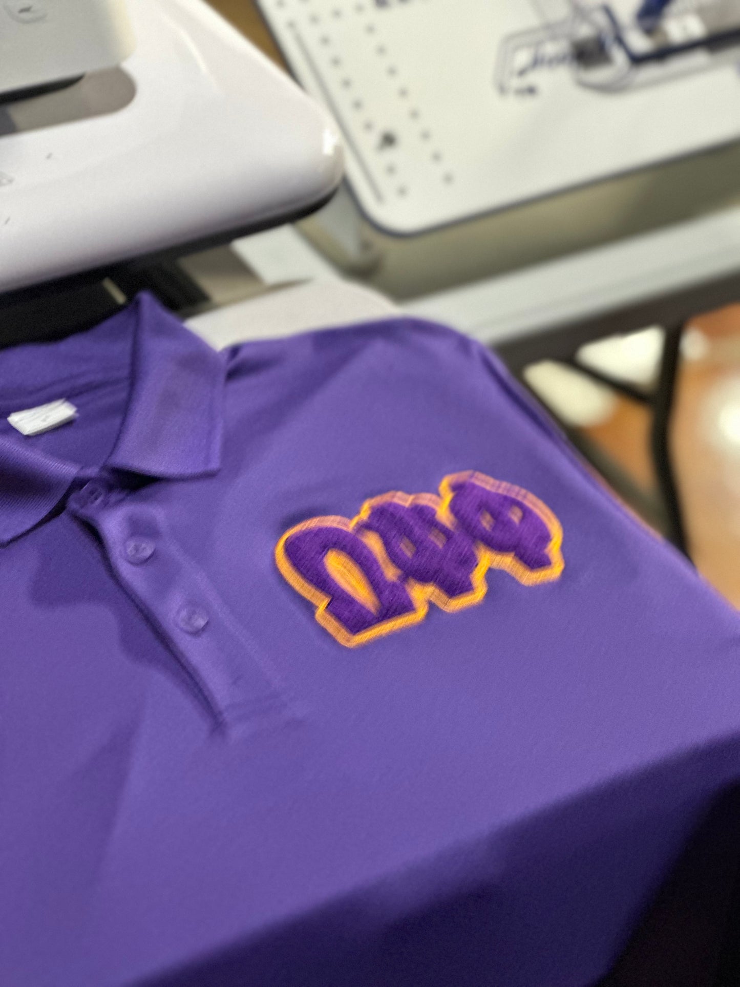 Custom Que Psi Chenille Polo (Orders Will Ship in 10-14 days)